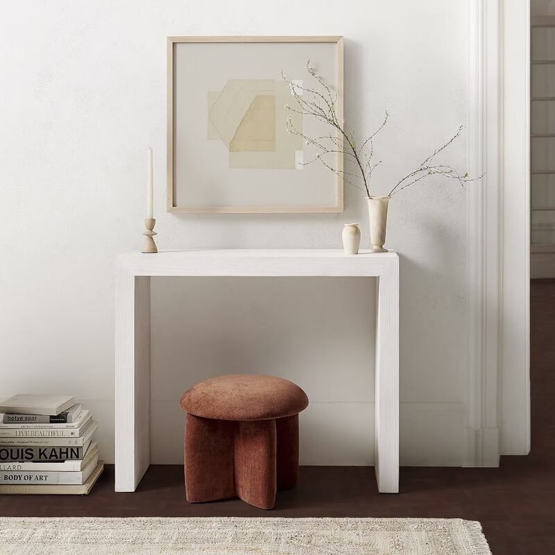 West Elm Madeline Ottoman image number 1